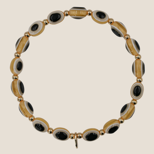 Evil Eye Bracelet - Beige