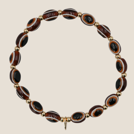 Evil Eye Bracelet - Brown