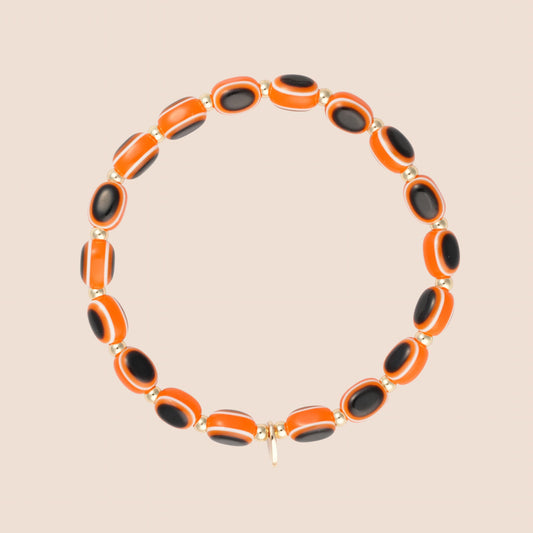 Evil Eye Bracelet - Sunset Orange