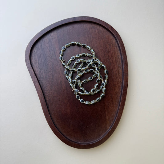 Evil Eye Bracelet - Olive Green