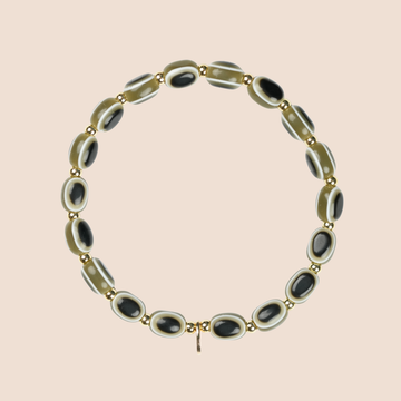 Evil Eye Bracelet - Olive Green