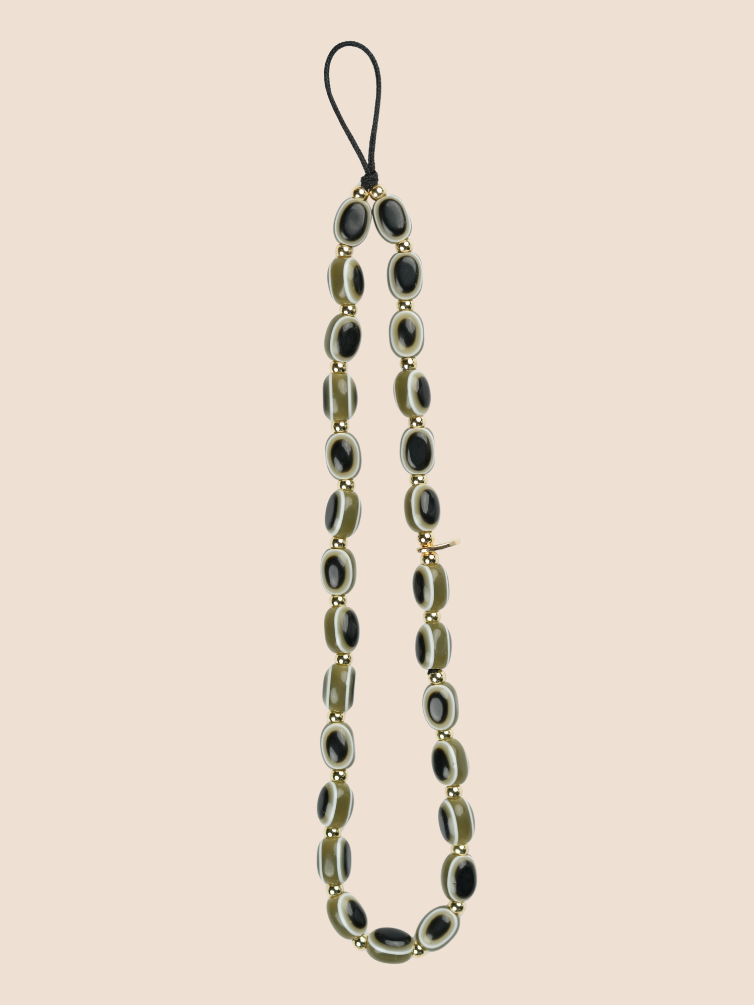 Evil Eye Phone Charm - Olive Green