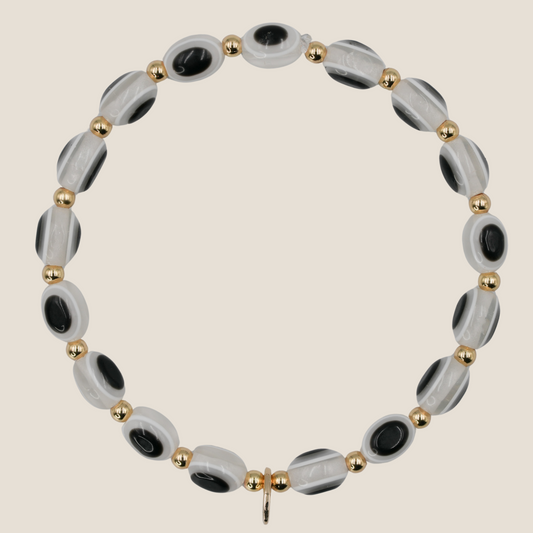 Evil Eye Bracelet - White