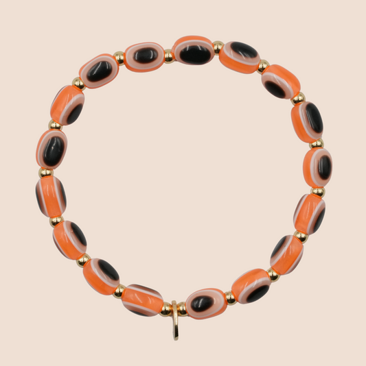 Evil Eye Bracelet - Sunrise Peach