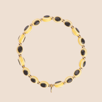 Evil Eye Bracelet - Butter Yellow