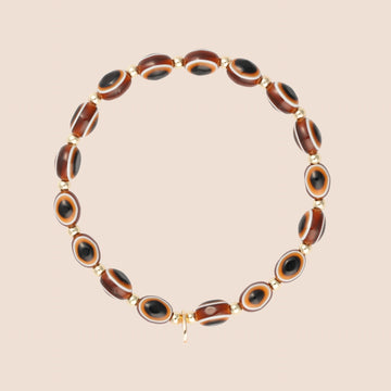 Evil Eye Bracelet - Brown