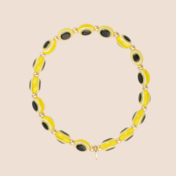 Evil Eye Bracelet - Yellow