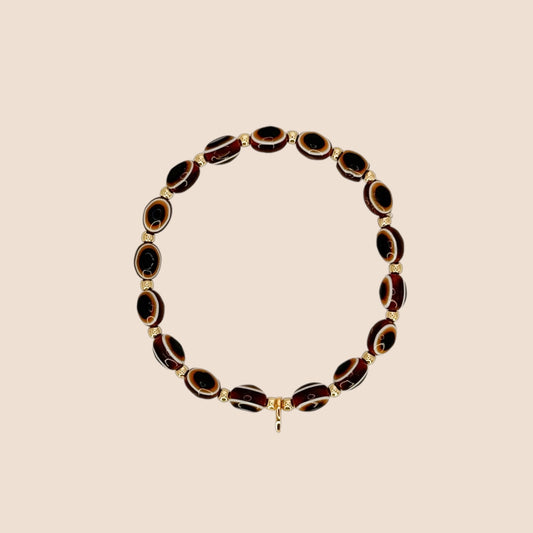 Evil Eye Bracelet - Brown