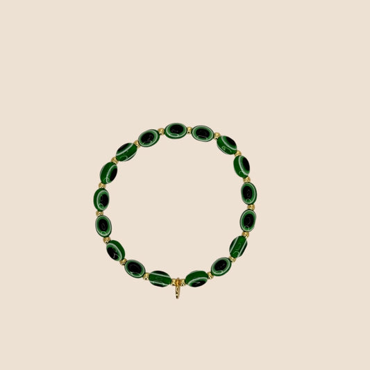 Evil Eye Bracelet - Green