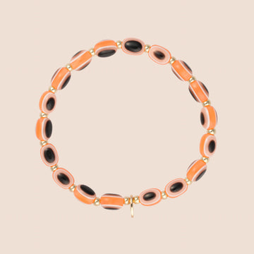 Evil Eye Bracelet - Peach