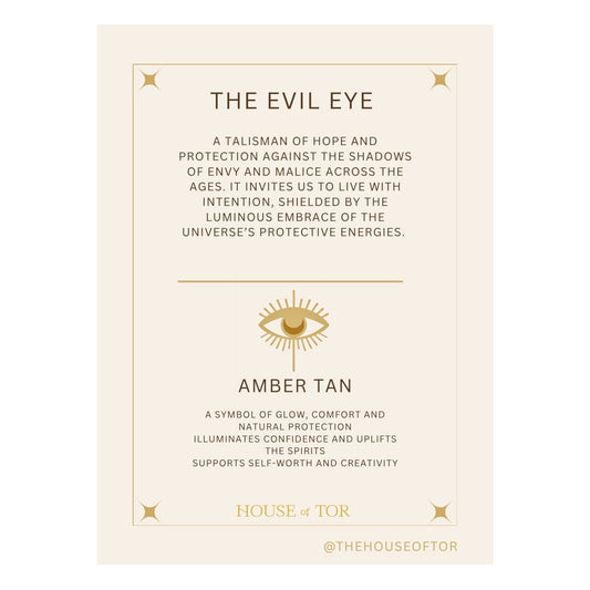 Evil Eye Bracelet - Amber Tan