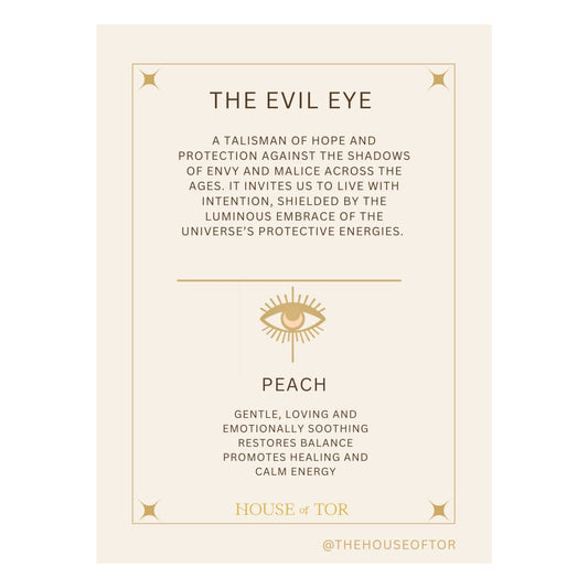 Evil Eye Bracelet - Peach