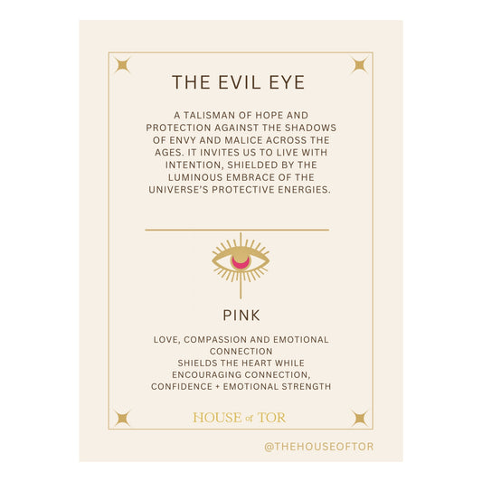 Evil Eye Bracelet - Pink