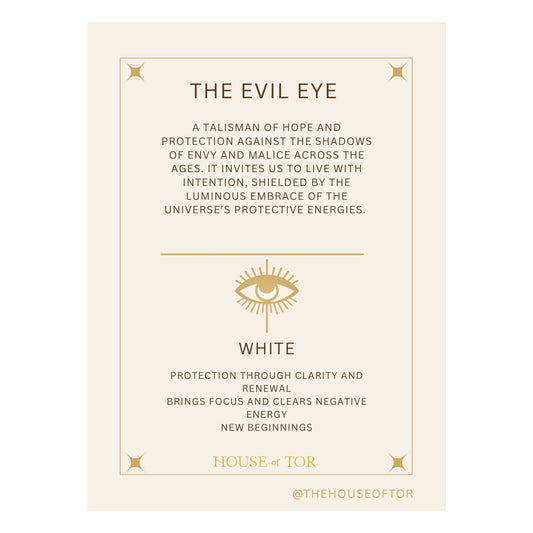 Evil Eye Bracelet - White