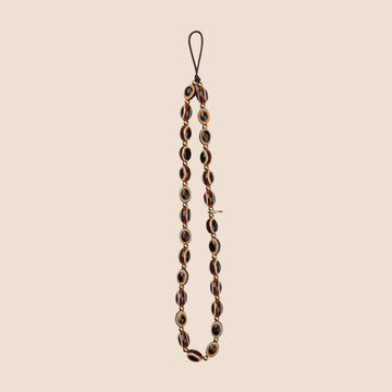 Evil Eye Phone Charm - Brown