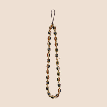 Evil Eye Phone Charm - Khaki Brown