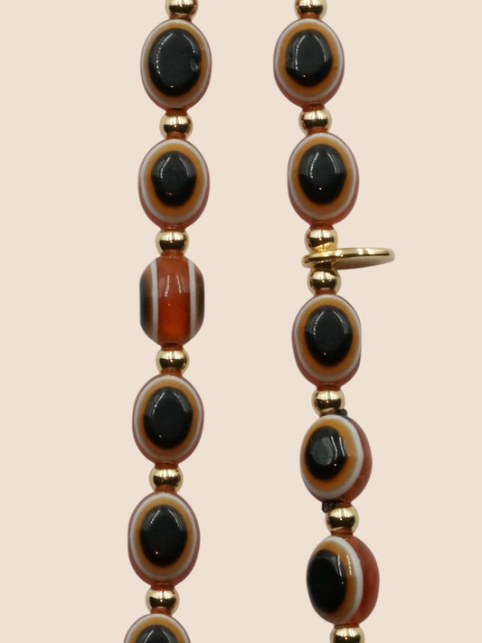 Evil Eye Phone Charm - Amber