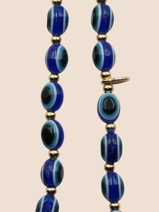 Evil Eye Phone Charm - Blue