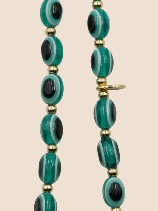 Evil Eye Phone Charm - Turquoise