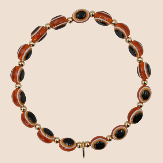 Evil Eye Bracelet - Amber Tan