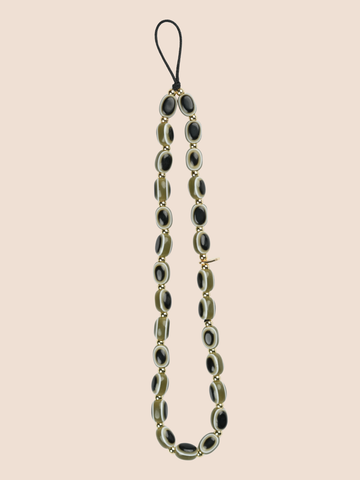 Evil Eye Phone Charm - Olive Green