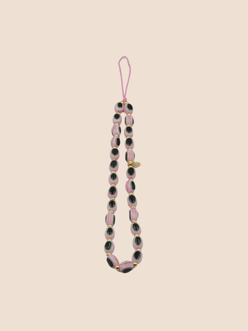 Evil Eye Phone Charm - Sunset Pink