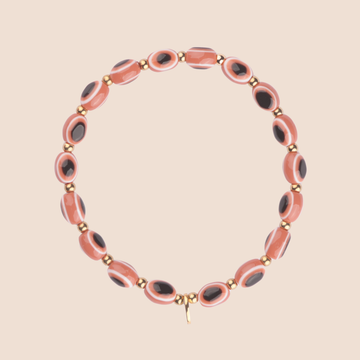Evil Eye Bracelet - Terracotta