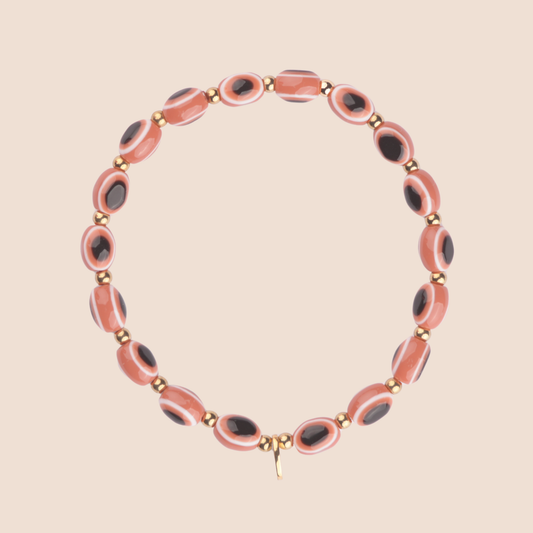 Evil Eye Bracelet - Terracotta