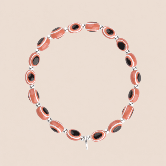 Evil Eye Bracelet - Terracotta