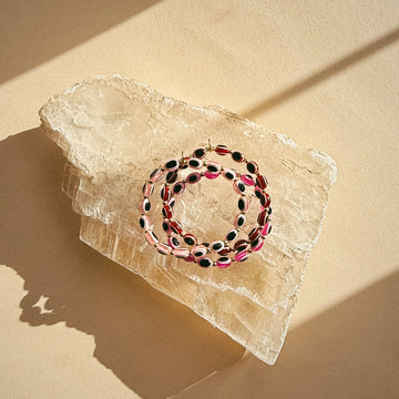 Valentines Evil Eye Bracelet Stack