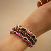 Valentines Evil Eye Bracelet Stack